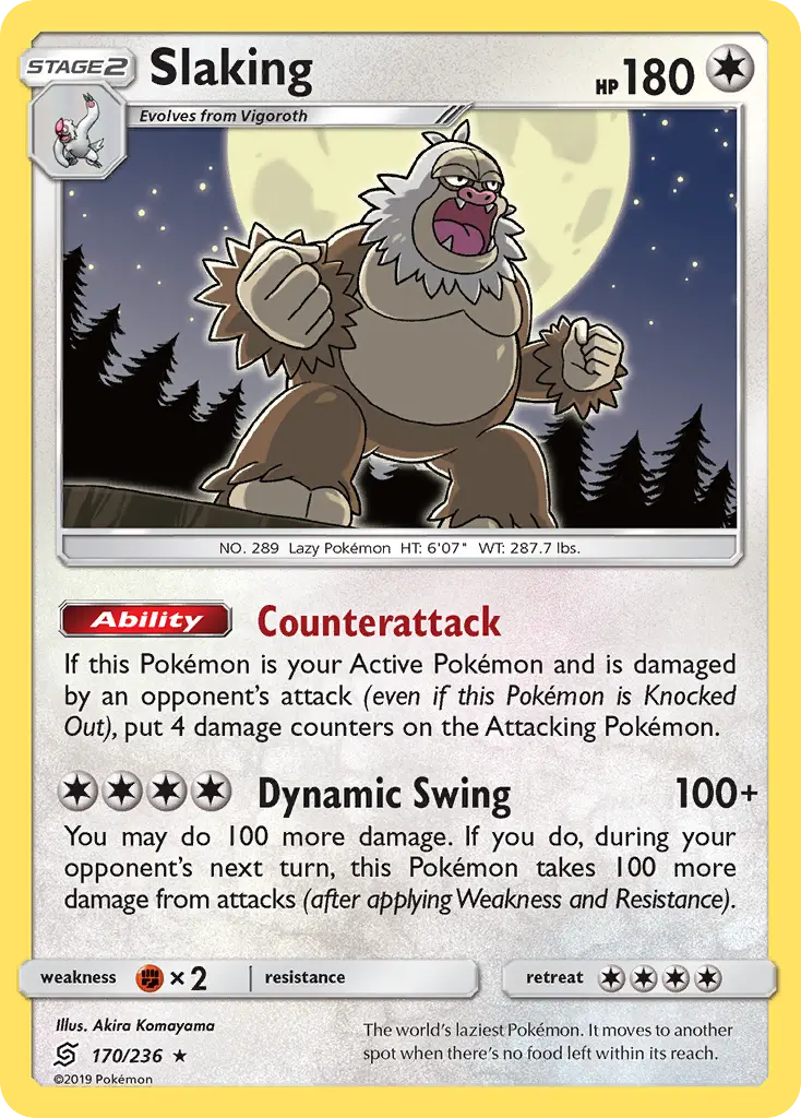 Slaking - Unified Minds 170/236 (Holo)