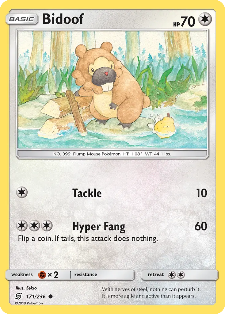 Bidoof - Unified Minds 171/236 (Regular)