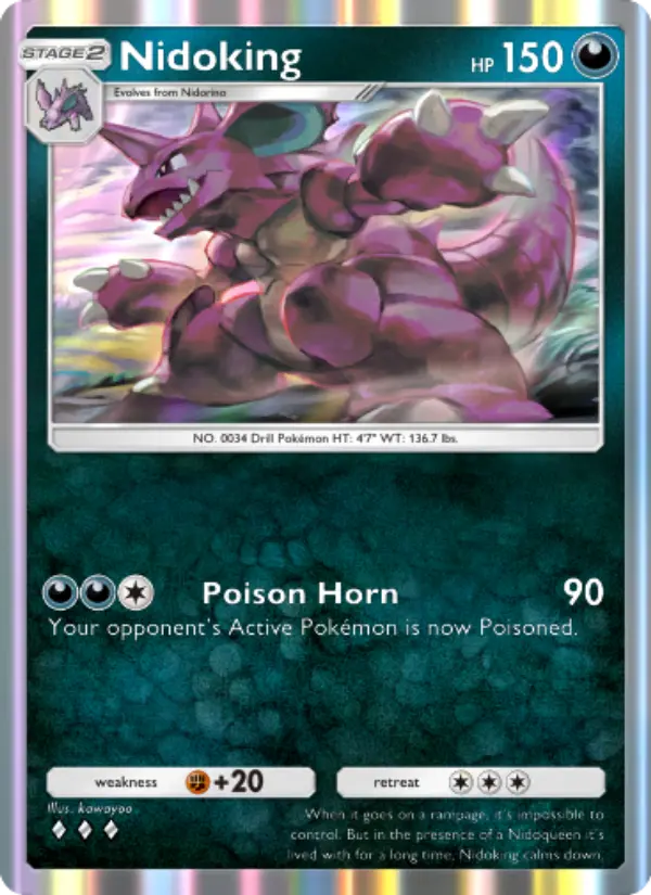 Nidoking - Genetic Apex 171/226