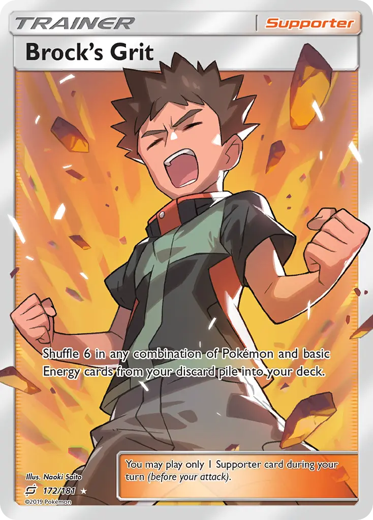 Brock's Grit - Team Up 172/181 (Ultra Rare)