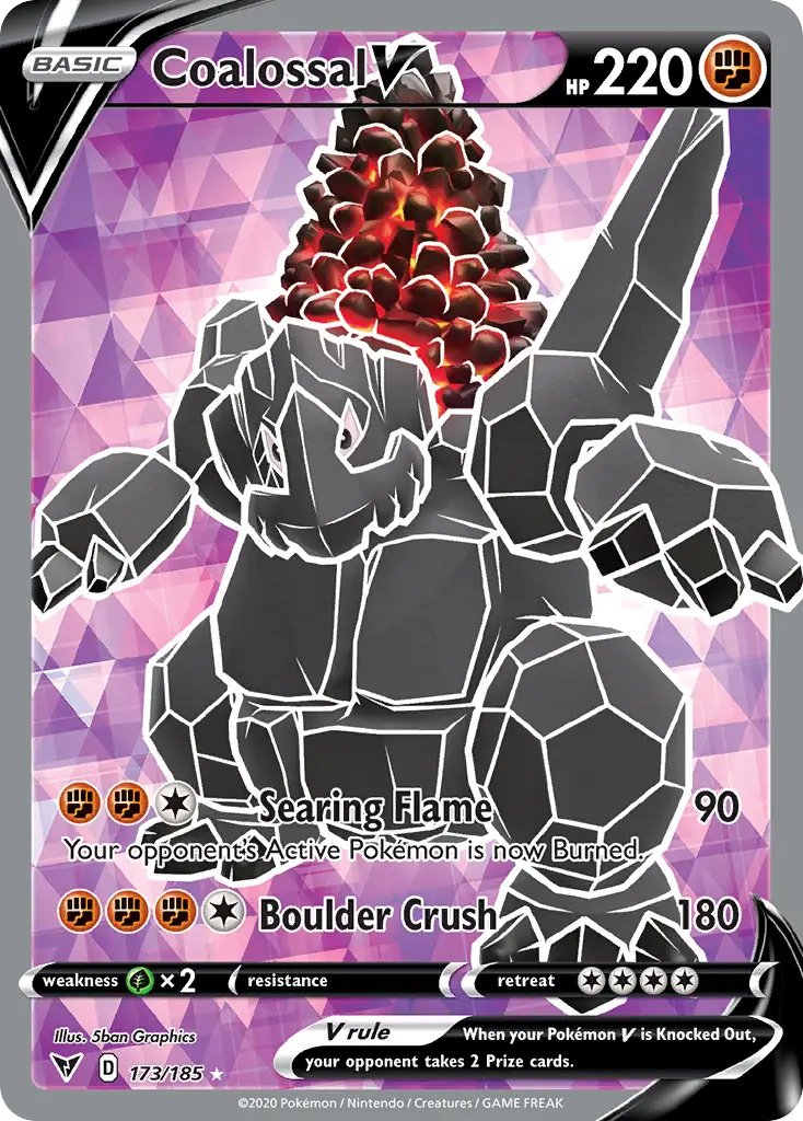 Coalossal V - Vivid Voltage 173/185 (Ultra Rare)