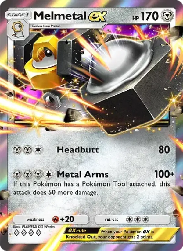 Melmetal ex - Mega Rising 174/226