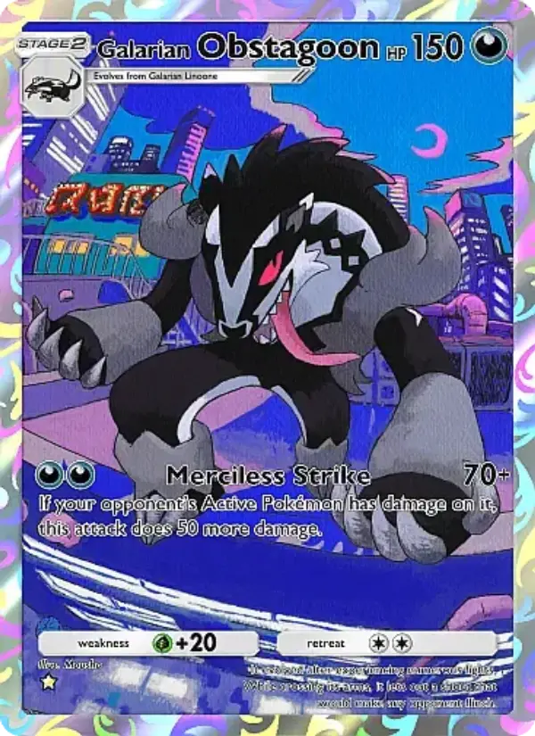 Galarian Obstagoon - Fantastical Parade 176/155