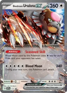 Bloodmoon Ursaluna ex - Scarlet & Violet Black Star Promos SVP 177 (Holo)