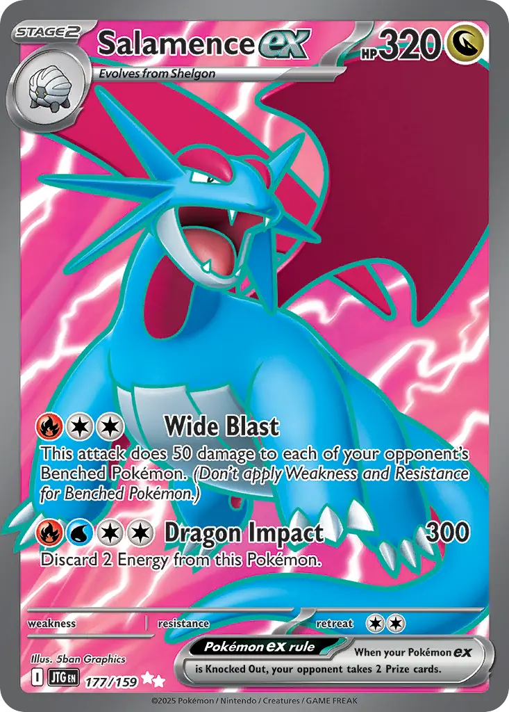Salamence ex - Journey Together 177/159 (Holo)
