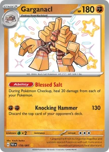 Garganacl - Paldean Fates 178/091 (Holo)