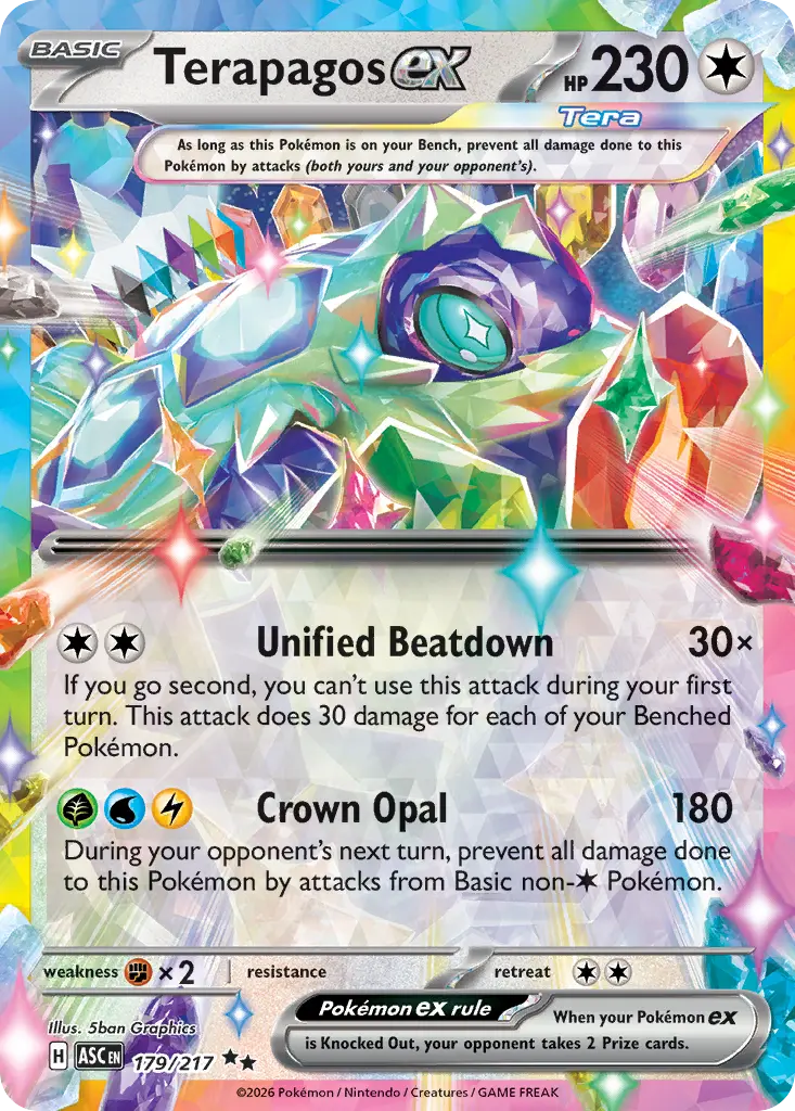 Terapagos ex - Ascended Heroes 179/217 (Holo)