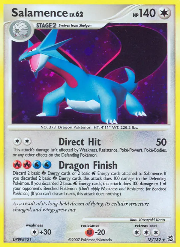 Salamence - Secret Wonders 018/132 (Reverse Holo)