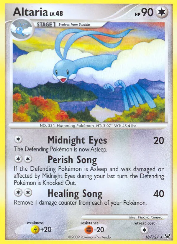 Altaria - Platinum 018/127 (Reverse Holo)