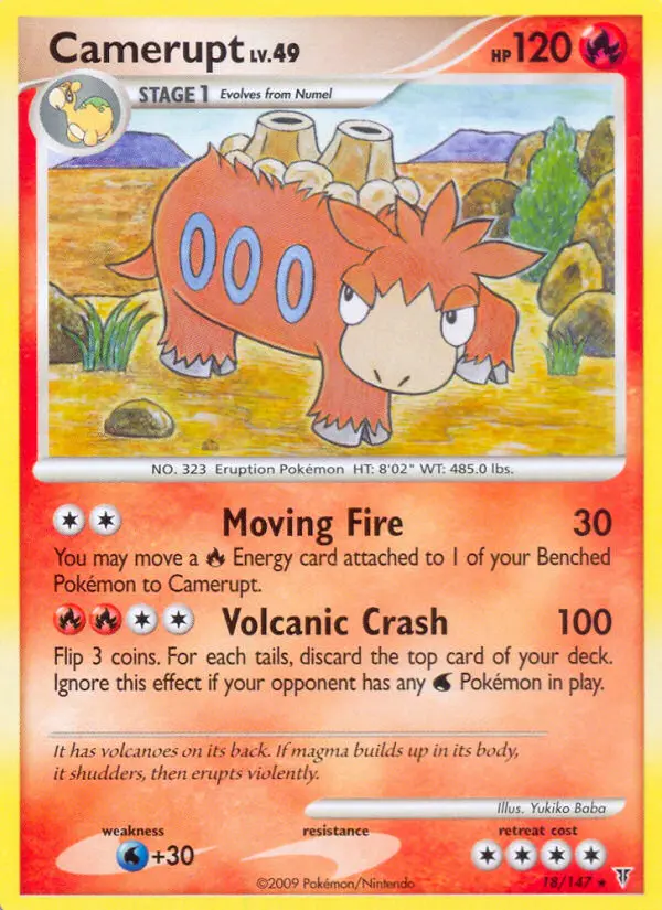 Camerupt - Supreme Victors 018/147 (Reverse Holo)
