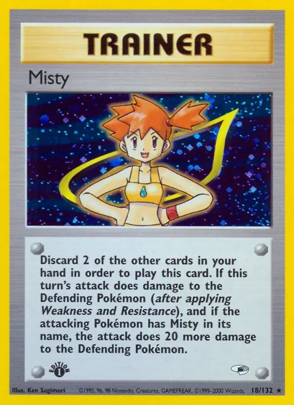Misty - Gym Heroes 018/132 (Holo)