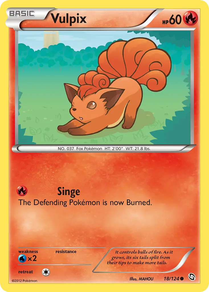 Vulpix - Dragons Exalted 018/124 (Regular)