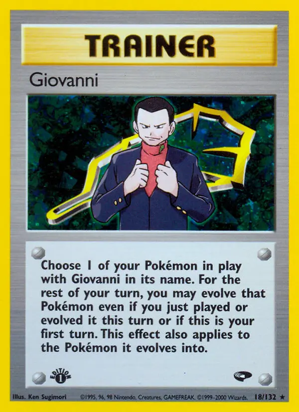 Giovanni - Gym Challenge 018/132 (Holo)