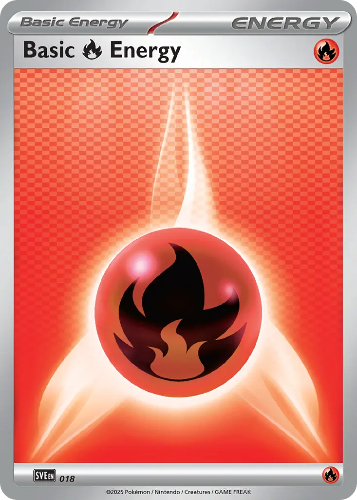 Basic Fire Energy - Scarlet & Violet Energies 018/008 (Regular)