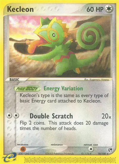Kecleon - Sandstorm 018/100 (Regular)
