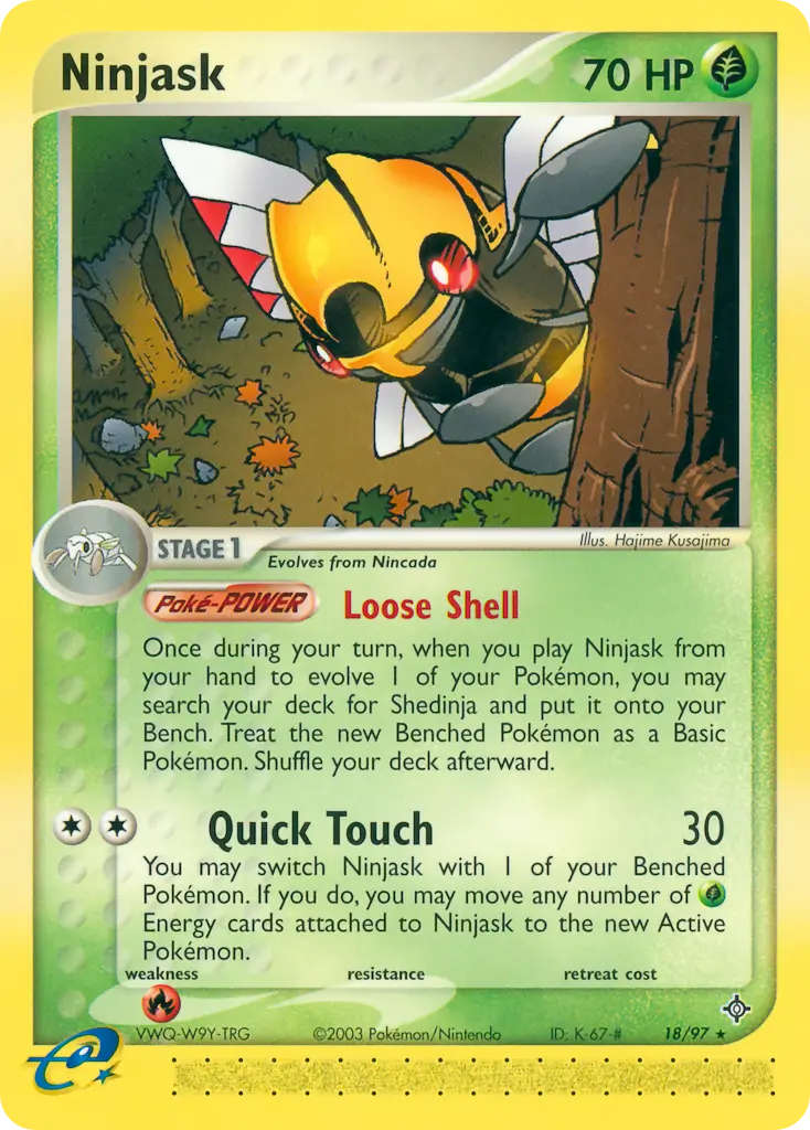 Ninjask - Dragon 018/097 (Regular)