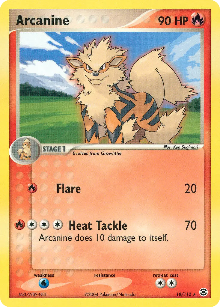 Arcanine - FireRed & LeafGreen 018/112 (Regular)