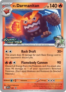 N's Darmanitan - Scarlet & Violet Black Star Promos SVP 181 (Prerelease Staff)