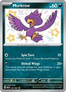Murkrow - Paldean Fates 181/091 (Holo)