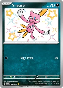Sneasel - Paldean Fates 182/091 (Holo)