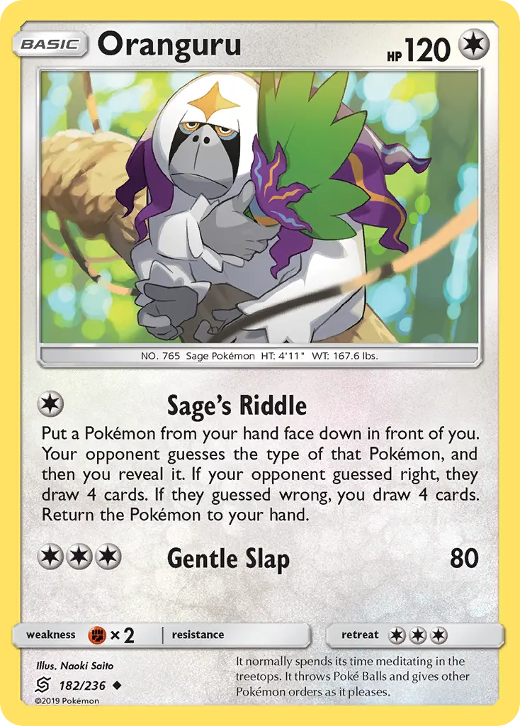 Oranguru - Unified Minds 182/236 (Reverse Holo)