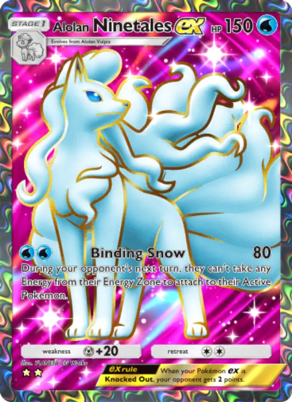 Alolan Ninetales ex - Fantastical Parade 182/155