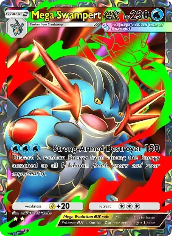 Mega Swampert ex - Fantastical Parade 183/155
