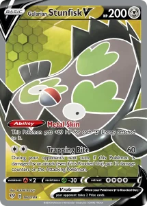 Galarian Stunfisk V - Darkness Ablaze 184/189 (Holo)