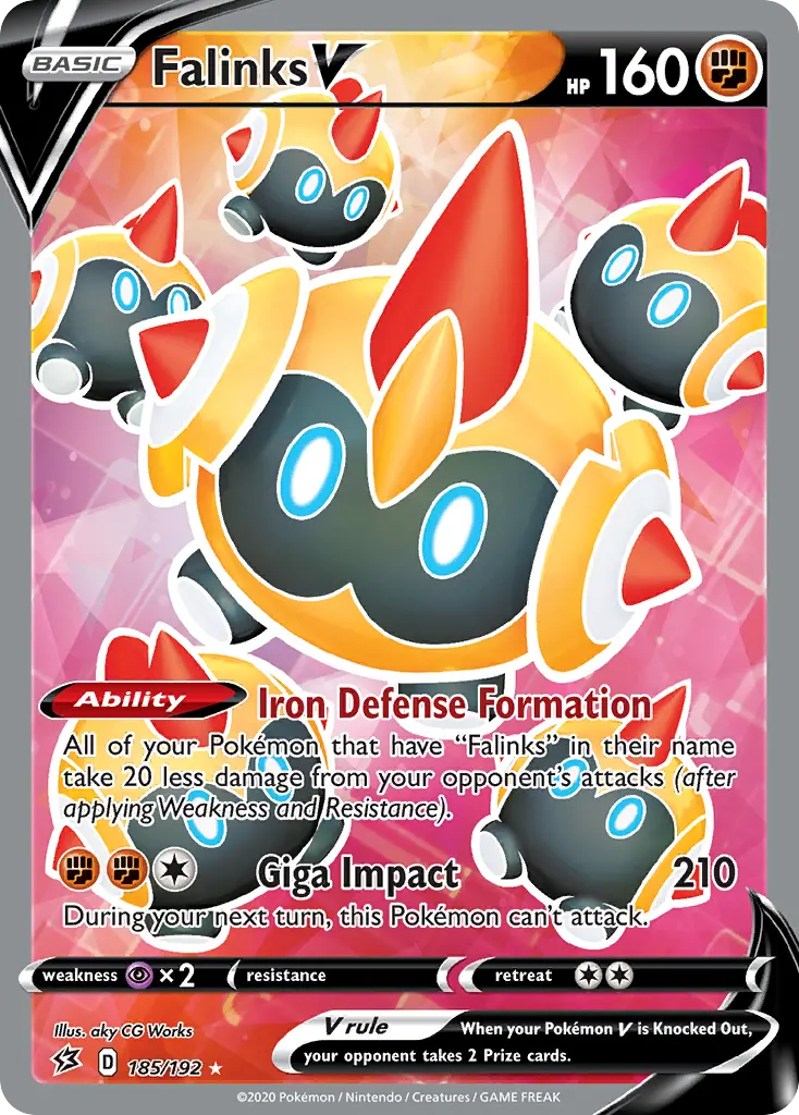 Falinks V - Rebel Clash 185/192 (Holo)
