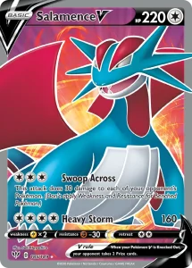Salamence V - Darkness Ablaze 185/189 (Holo)