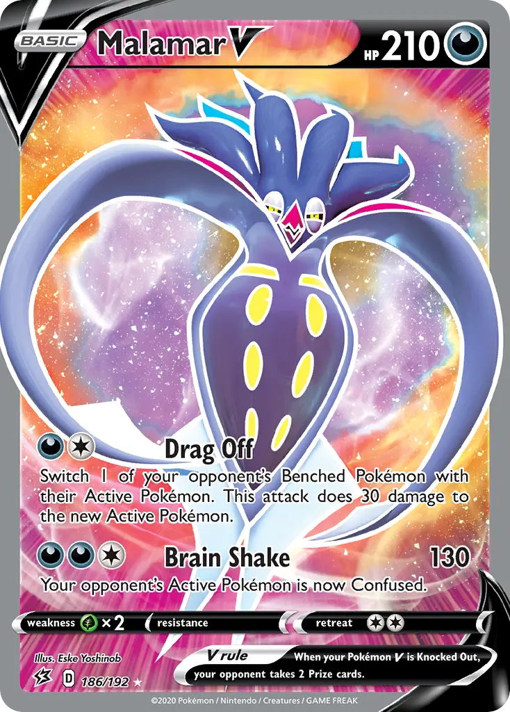 Malamar V - Rebel Clash 186/192 (Holo)