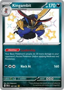 Kingambit - Paldean Fates 187/091 (Holo)