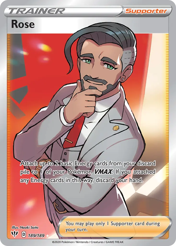 Rose - Darkness Ablaze 189/189 (Holo)