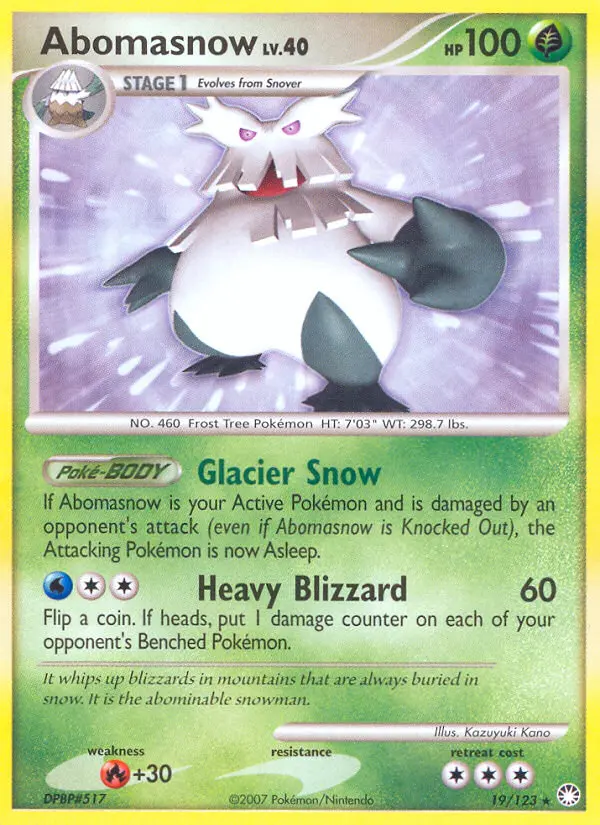Abomasnow - Mysterious Treasures 019/123 (Regular)