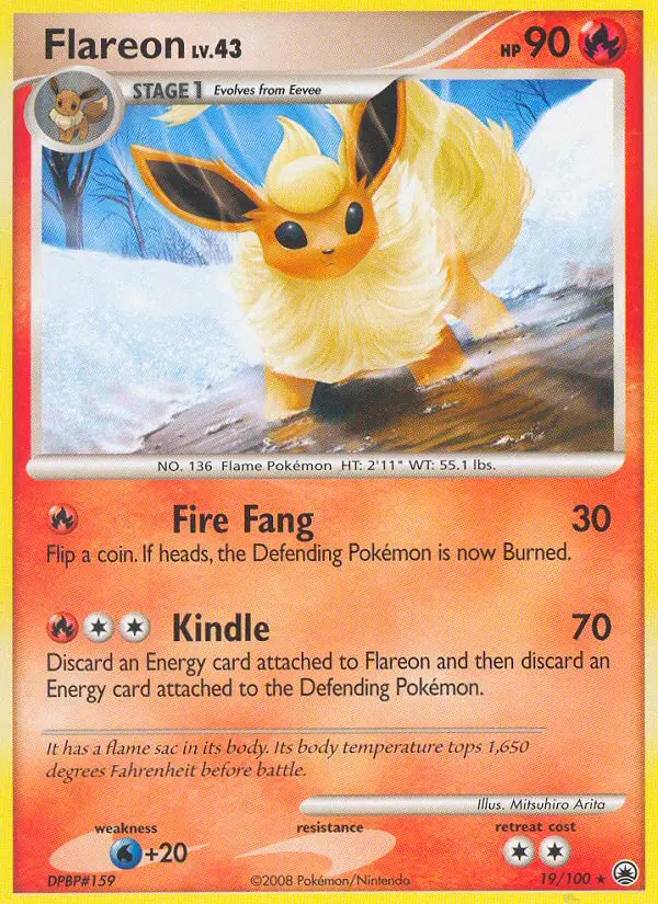 Flareon - Majestic Dawn 019/100 (Regular)
