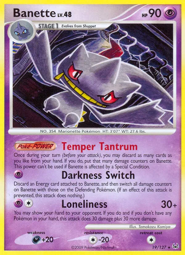 Banette - Platinum 019/127 (Regular)