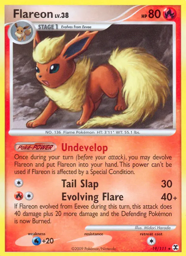 Flareon - Rising Rivals 019/111 (Reverse Holo)