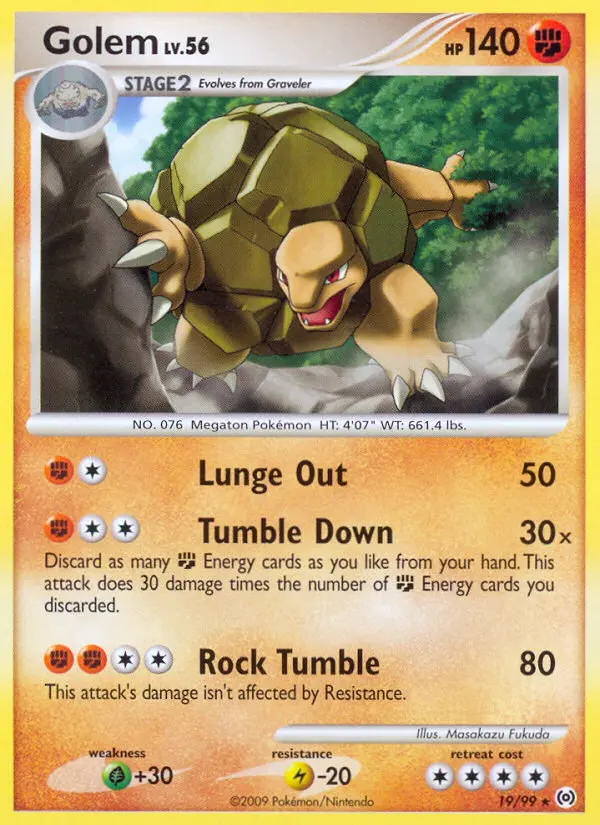 Golem - Arceus 019/099 (Reverse Holo)