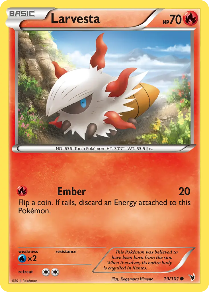 Larvesta - Noble Victories 019/101 (Regular)