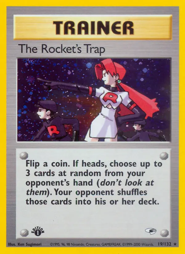The Rocket's Trap - Gym Heroes 019/132 (1st Edition)