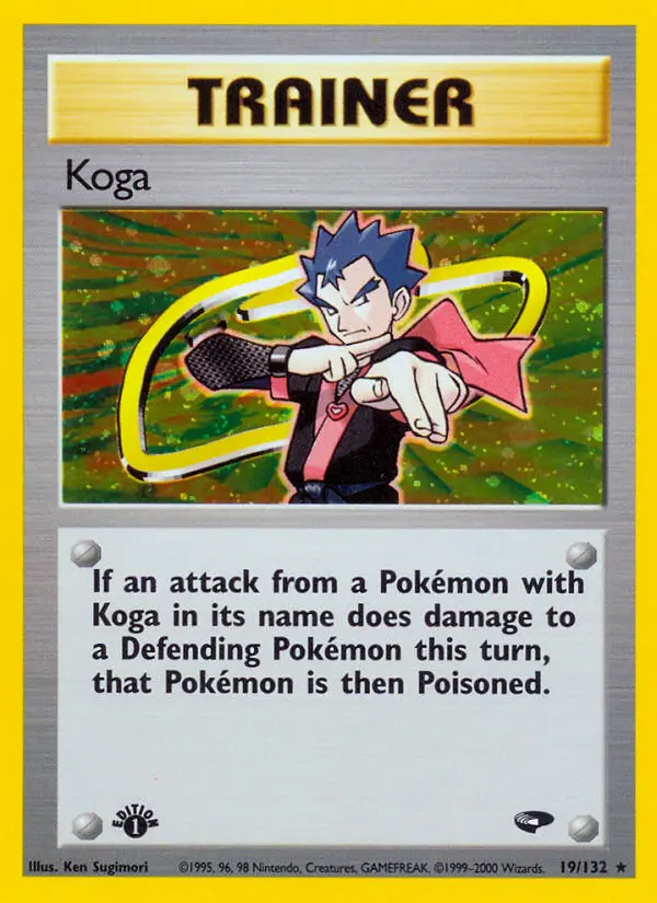 Koga - Gym Challenge 019/132 (1st Edition)