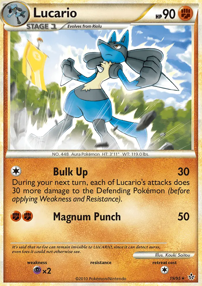 Lucario - Unleashed 019/095