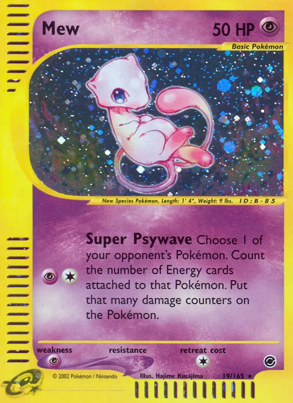 Mew - Expedition Base Set 019/165 (Reverse Holo)