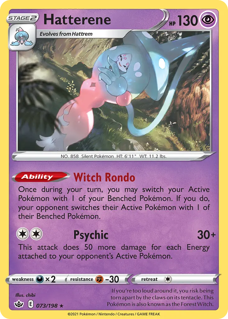Hatterene - Trick or Trade 2022 019/030 (Holo)