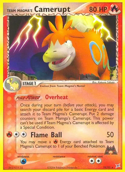 Team Magma's Camerupt - Team Magma vs Team Aqua 019/095 (Regular)