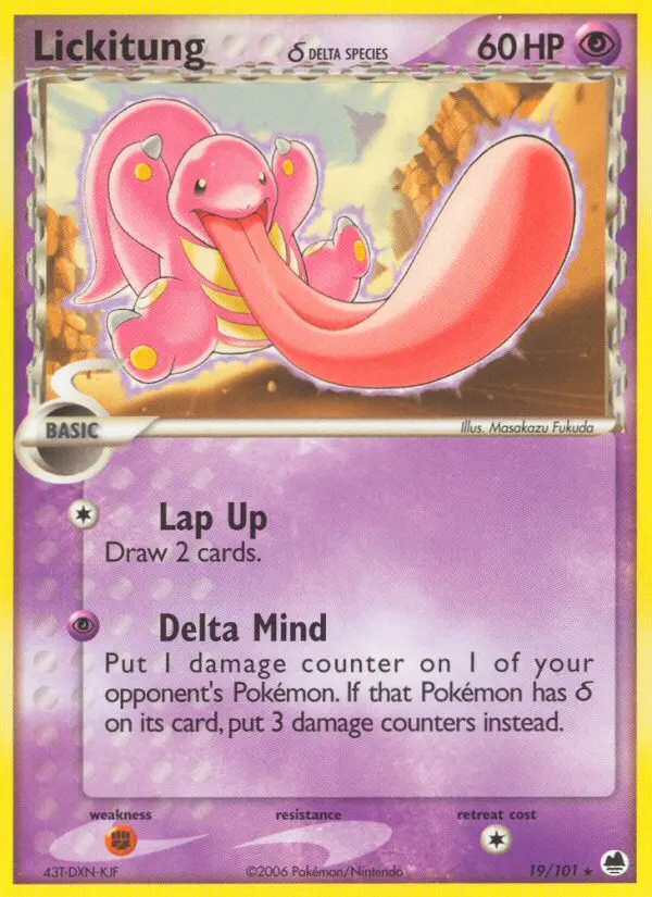 Lickitung δ - Dragon Frontiers 019/101 (Regular)