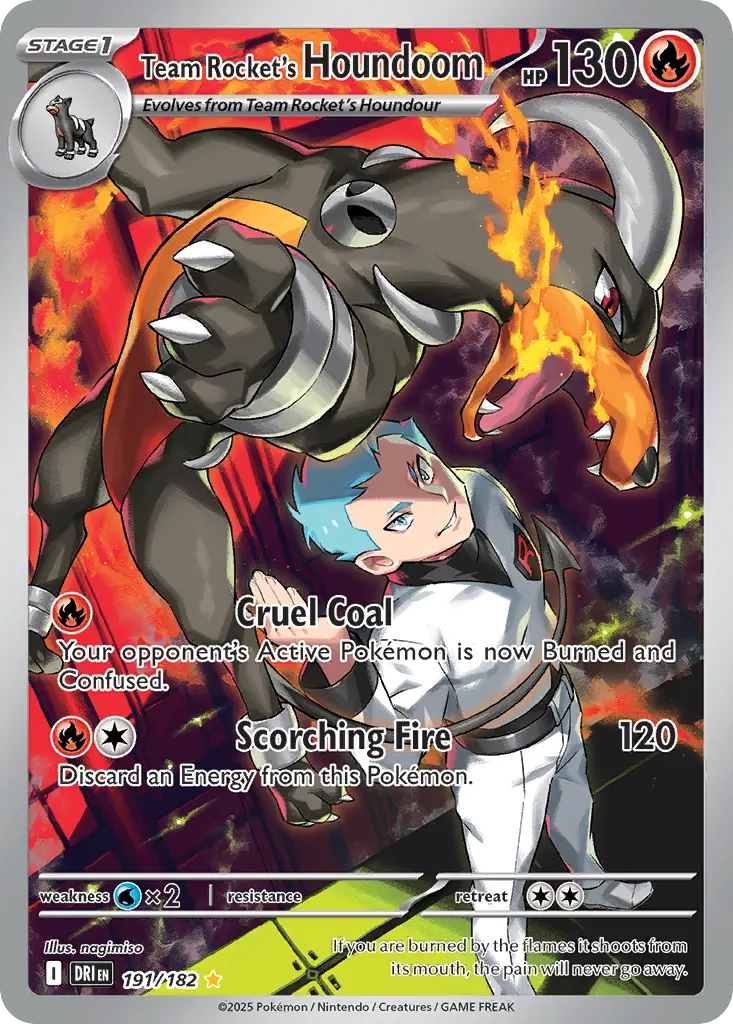 Team Rocket's Houndoom - Destined Rivals 191/182 (Holo)