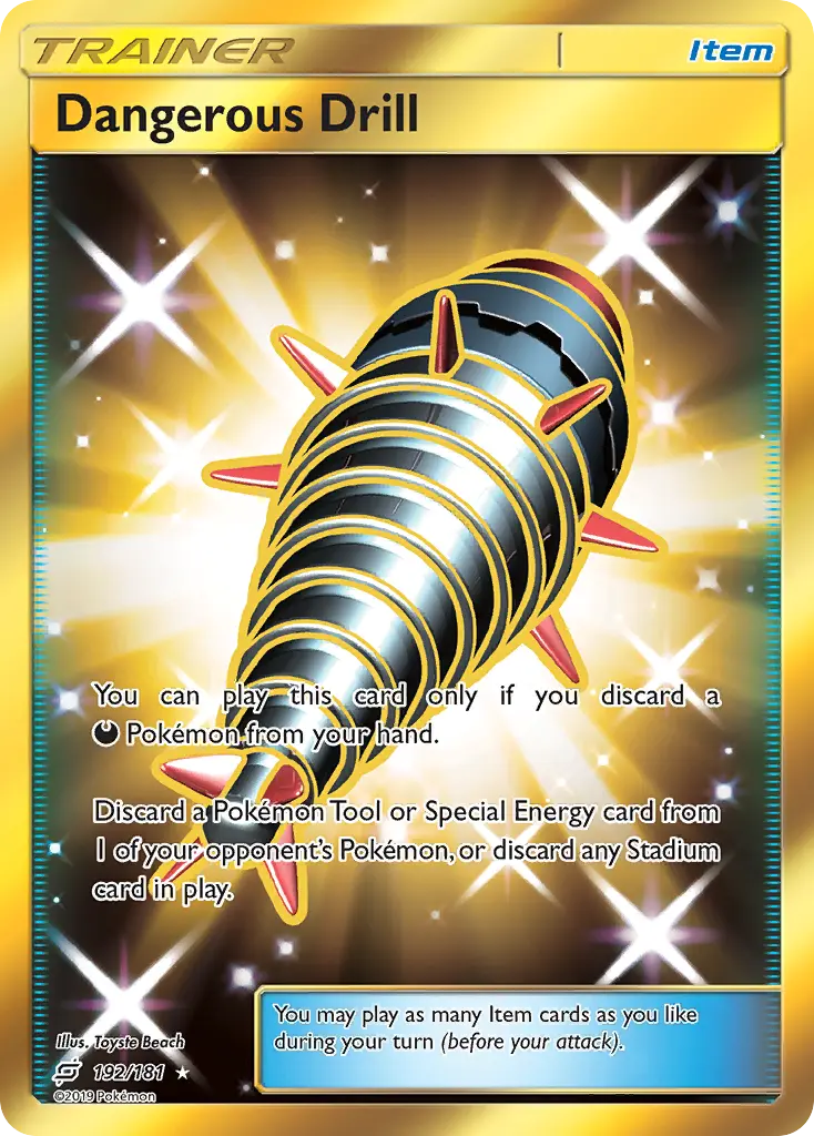 Dangerous Drill - Team Up 192/181 (Secret Rare)