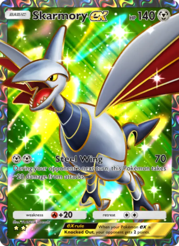 Skarmory ex - Wisdom of Sea and Sky 194/161