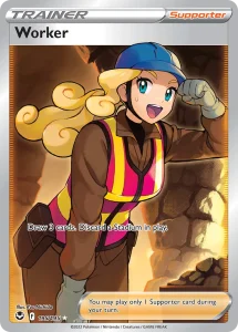 Worker - Silver Tempest 195/195 (Holo)